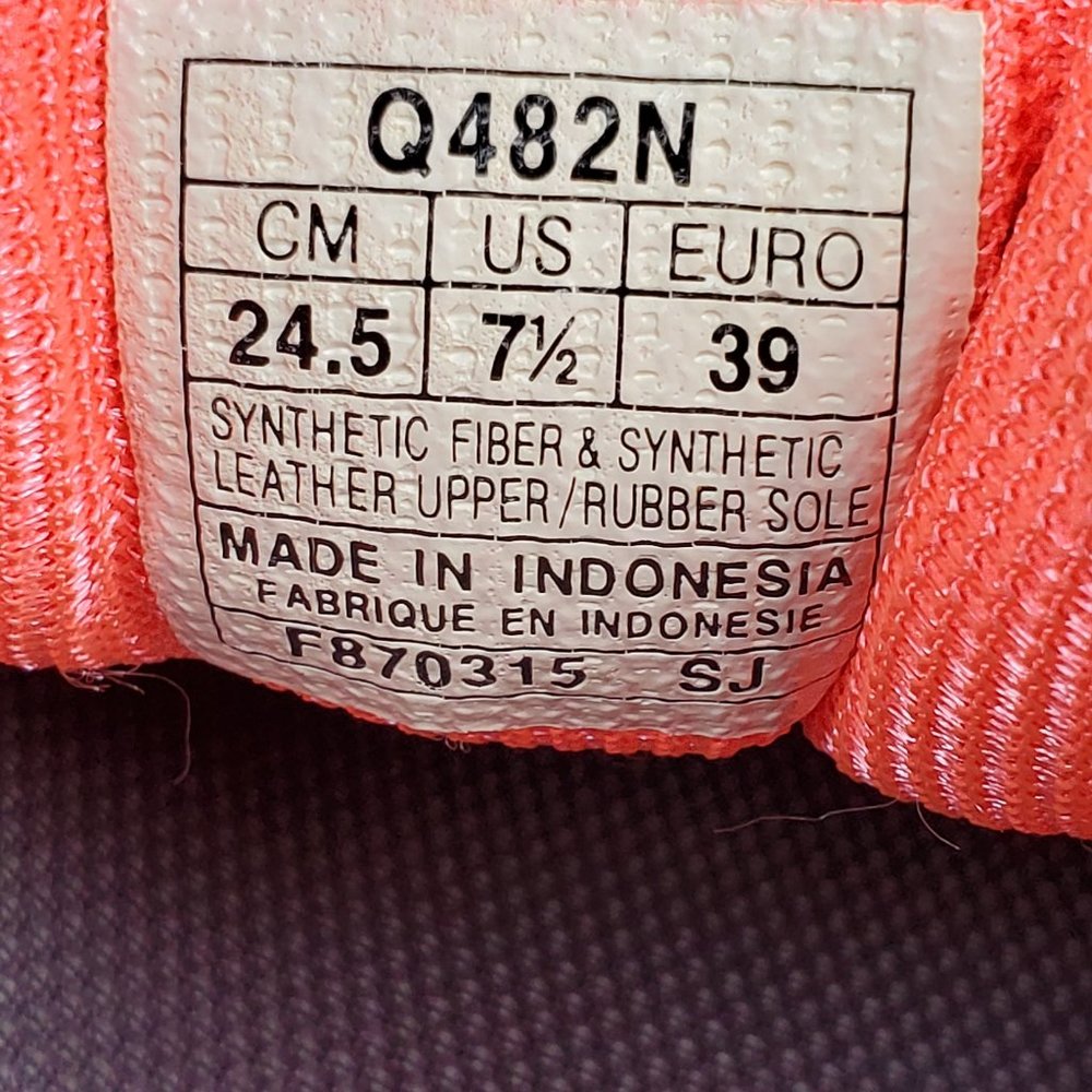 Asics MetroLyte Shoes Women’s 7.5 Gray Coral Lace Up Athletic Walking Sneakers - Picture 10 of 10
